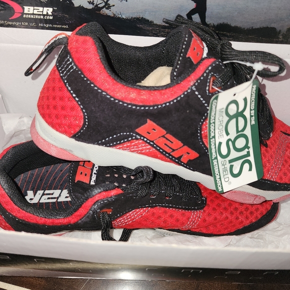 Born2run Shoes - Born2run red & black running shoes unisex
